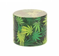 Black Leaf Pollinatorgrinder - all over print - Camouflage/Blätter - D 54 mm H 46 mm