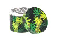 Black Leaf Pollinatorgrinder - all over print - Camouflage/Blätter - D 54 mm H 46 mm