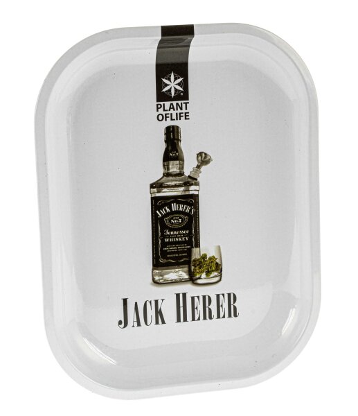 Rolling Tray "Desingner 2 Jack Herer" 18x14x1 cm - Mini