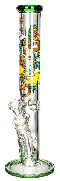 Black Leaf Glasbong 18,8er/14,5er - Hanuman - H 40 cm D 51 mm - ICE