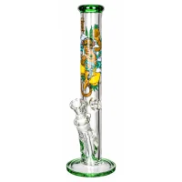 Black Leaf Glasbong 18,8er/14,5er - Hanuman - H 40 cm D 51 mm - ICE