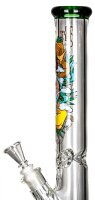 Black Leaf Glasbong 18,8er/14,5er - Hanuman - H 40 cm D 51 mm - ICE