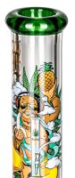 Black Leaf Glasbong 18,8er/14,5er - Hanuman - H 40 cm D 51 mm - ICE