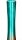 Hollandbong ohne Kickloch - Türkis/Orange - mit Schlauch - H 40 cm