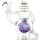 Glasbong - Thug Life - Recycler Series Purple 18,8er H 30 cm D 72 mm