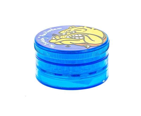 Acryl Pollinatorgrinder - Bulldog - D 58 mm - Blau