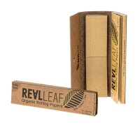 Real Leaf Organic Hemp - unbleached - King Size Slim - Blättchen + Filtertips