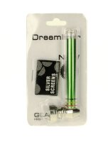 Dreamliner - Glas/Metall Purpfeife L 9 cm ink. 5 Siebe - versch. Farben