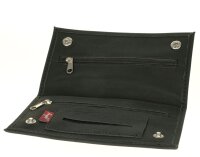 Drehtasche/Tabaktasche Schwarz/Braun Kunstleder