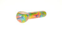 Purpfeife aus Glas - Abstract Fluid Colors - Bunt - L 12,5 cm