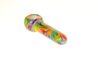 Purpfeife aus Glas - Abstract Fluid Colors - Bunt - L 12,5 cm