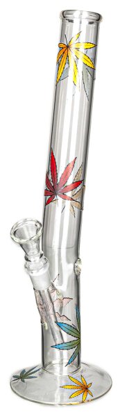 Glasbong "Multi-Leaf Hangover" - H 32 cm D 34 mm NS 14.5