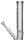 Ehle Glasbong Eiszylinder 500ml "PSY" gerade WS 5 mm - NS 18,8 mm