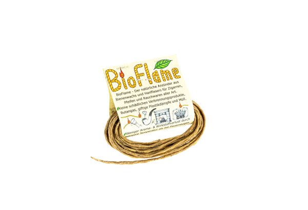 Zündschnur "Bio Flame" aus Hanf L 420 cm