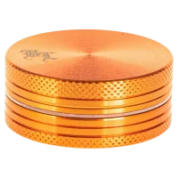 Alugrinder Black Leaf D 40 mm H 20 mm - Orange