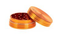 Alugrinder Black Leaf D 40 mm H 20 mm - Orange