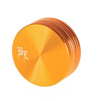 Alugrinder Black Leaf D 40 mm H 20 mm - Orange