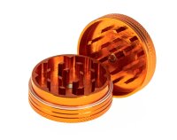Alugrinder Black Leaf D 40 mm H 20 mm - Orange