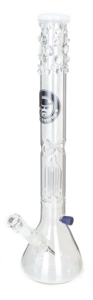 Heisenberg Glasbong 18,8er - Beaker Bubble Single Perc - 5 Arm-Baumpercolator - H 50 cm D 50 mm WS 5 mm