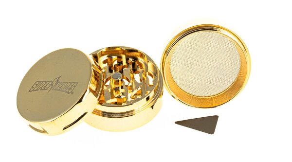 Pollinator Grinder "24K" D 50 mm - Echtgold
