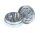 Alugrinder "Dipse-Logo" 2 tlg. H 20 mm D 50 mm - Silber