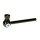 Glaspfeife Öl-Pfeife mit Steckkopf "8-Ball" L 12 cm - Schwarz