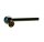 Glaspfeife Öl-Pfeife mit Steckkopf "8-Ball" L 12 cm - Schwarz