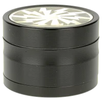 Pollinator Metallgrinder "Dope Bros" Blitz D 63 mm - Mixed (Gold, Grün, Silber, Lila) 1/6VE