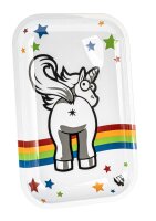 Fire Flow Rolling Tray "Unicorns #2 (2/4)" 25x18,5 cm - Small
