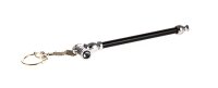 Metallpfeife "Key chain pipe" L 12 cm