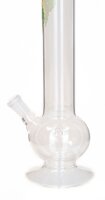 Canna Heroes Glasbong Mini 14,5er - bedruckt Cannadevil - H 30 cm D 40 mm WS 3 mm