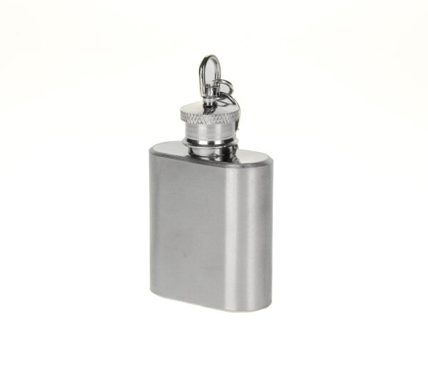 Flachmann aus Metall 10x9,5 cm - ca. 140ml