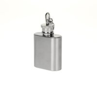 Flachmann aus Metall 10x9,5 cm - ca. 140ml