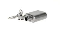 Flachmann aus Metall 10x9,5 cm - ca. 140ml