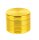 Metallgrinder "Ripped" Pollinator/Sieb D 50 mm Farbe Gold