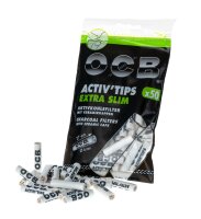 OCB Activ Tips SLIM - Aktivkohlefilter 6 mm - 50er