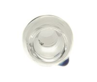 Heisenberg/Weedstar Glaskopf 18,8er - Pumpkin Kopf H 6,8 cm - Blau