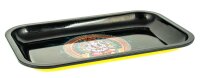 Black Leaf Rolling Tray "Ganesha" 27,5x17,5x2,5 cm - Small