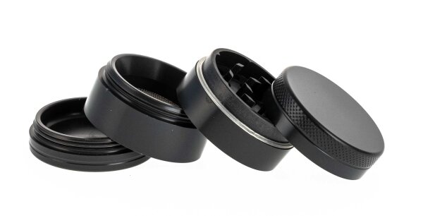 Pollinator Alugrinder "Eloxiert" 4 tlg. H 40 mm D 40 mm - Anthrazit