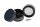 Pollinator Alugrinder "Eloxiert" 4 tlg. H 40 mm D 40 mm - Anthrazit