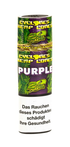 Cyclones Hanfblunts - Purple - 2Stück (Traube)