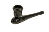 Holzpfeife / Kawumm L 10 cm - Schwarz