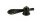 Holzpfeife / Kawumm L 10 cm - Schwarz