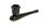 Holzpfeife / Kawumm L 10 cm - Schwarz