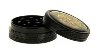 Alugrinder 2tlg. D 50 mm "Weed-Skull" - Schwarz