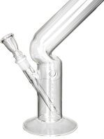 Glassic Glasbong > 18,8er H 33 cm D 45 mm gerader aufbau + blitz