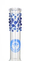 Heisenberg Glasbong 18,8er - Beaker Bubble Blue - H 50 cm D 50 mm WS 5 mm 12 Arm-Baumpercolator - Klar/