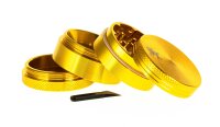 Black Leaf Pollinatorgrinder - 4tlg. D 40 mm H 35 mm - Gold