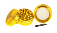 Black Leaf Pollinatorgrinder - 4tlg. D 40 mm H 35 mm - Gold