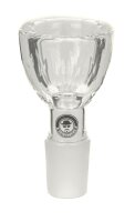 Heisenberg/Weedstar Glaskopf 18,8er - Diamond Bowl - Klar/Farblos